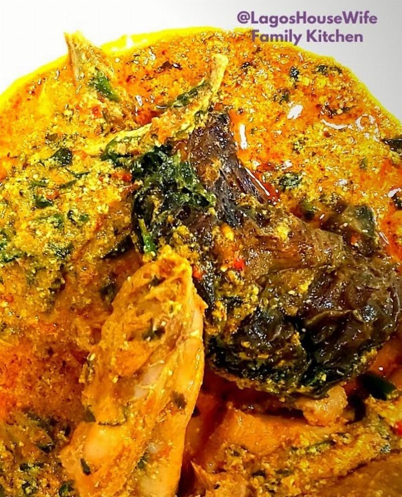 Egusi Soup Without Seasoning Cubes: still from the video